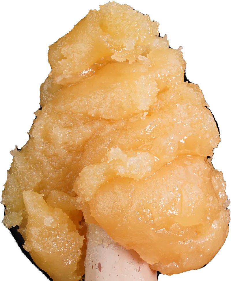 Rosin on a dab tool.