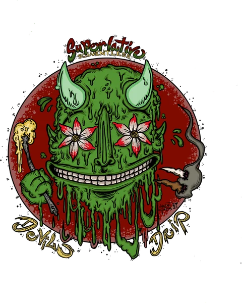 Label art for Devils Drip