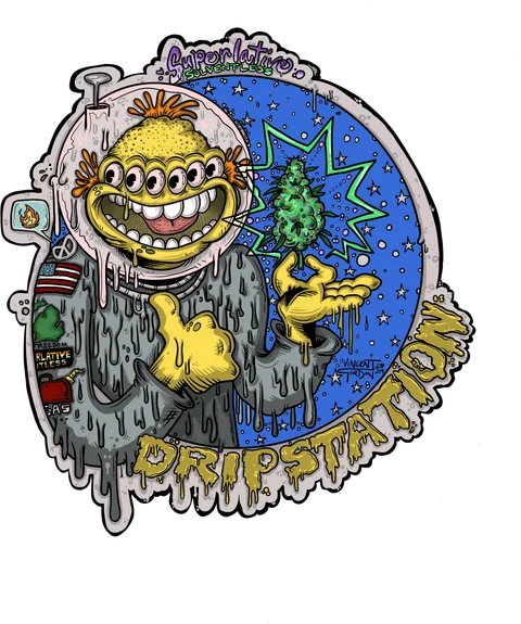 Label art for Drip Station