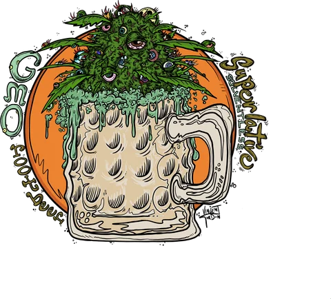 Label art for GMO Rootbeer