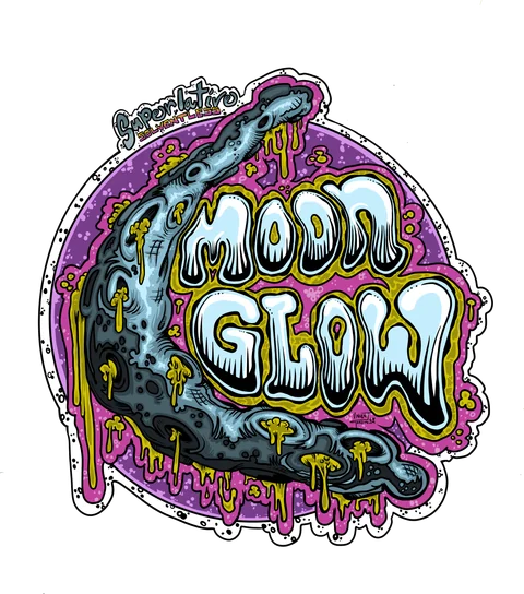 Label art for Moon Glow